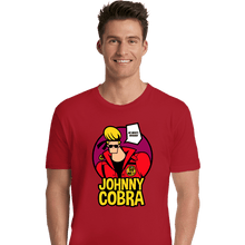 Load image into Gallery viewer, Shirts Premium Shirts, Unisex / Small / Red Johnny Cobra
