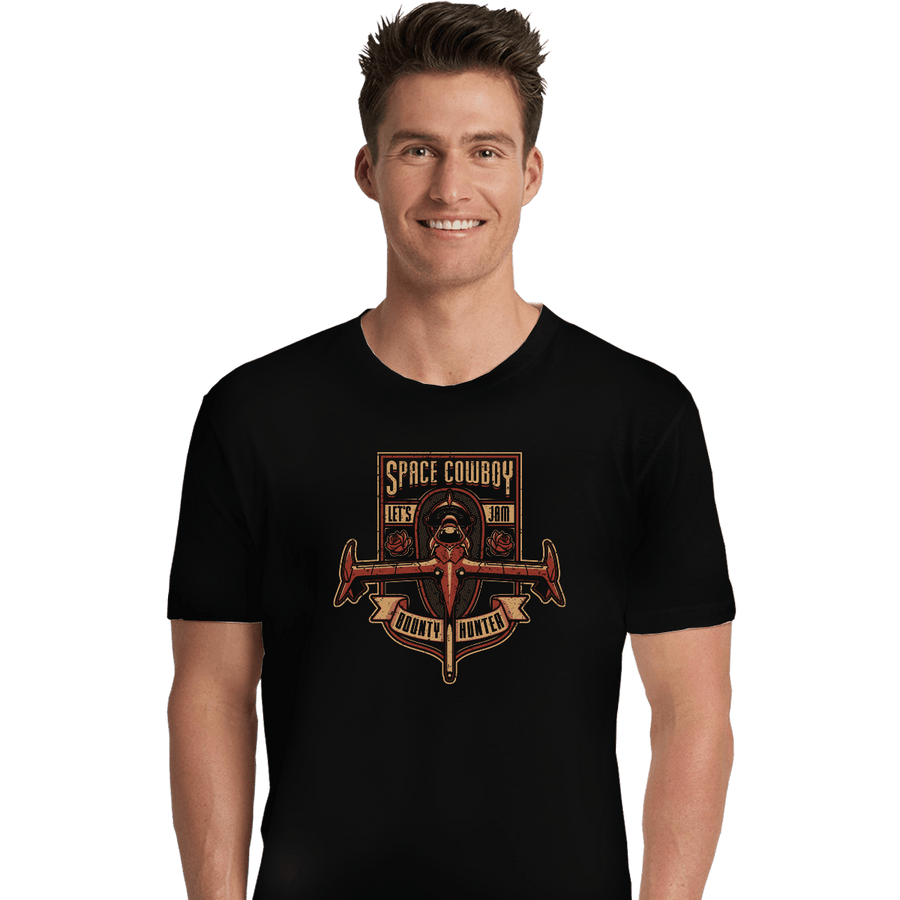 Shirts Premium Shirts, Unisex / Small / Black Just a Humble Bounty Hunter
