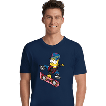 Load image into Gallery viewer, Daily_Deal_Shirts Premium Shirts, Unisex / Small / Navy Bart To The Future
