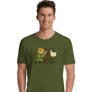 Shirts Premium Shirts, Unisex / Small / Military Green Hylian Pinata