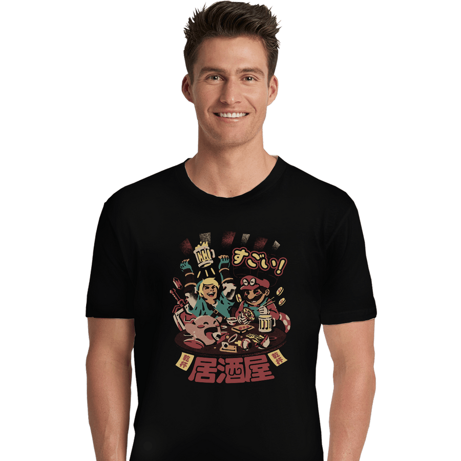 Shirts Premium Shirts, Unisex / Small / Black Heroes Izakaya