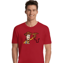 Load image into Gallery viewer, Secret_Shirts Premium Shirts, Unisex / Small / Red Snake In A Boot
