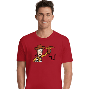 Secret_Shirts Premium Shirts, Unisex / Small / Red Snake In A Boot