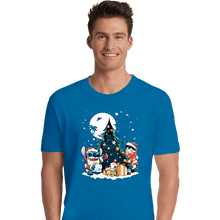 Load image into Gallery viewer, Daily_Deal_Shirts Premium Shirts, Unisex / Small / Sapphire Christmas Ohana
