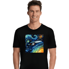 Load image into Gallery viewer, Last_Chance_Shirts Premium Shirts, Unisex / Small / Black Van Gogh Never Boldly Went
