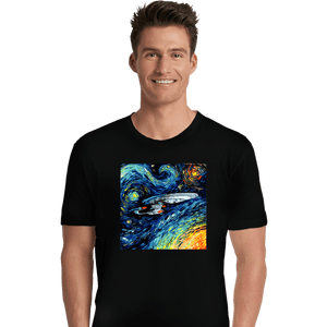 Last_Chance_Shirts Premium Shirts, Unisex / Small / Black Van Gogh Never Boldly Went