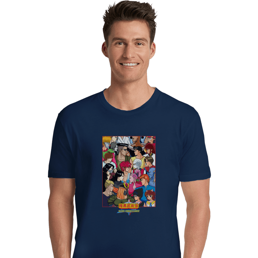 Shirts Premium Shirts, Unisex / Small / Navy Dark Tournament Clash Of Demons