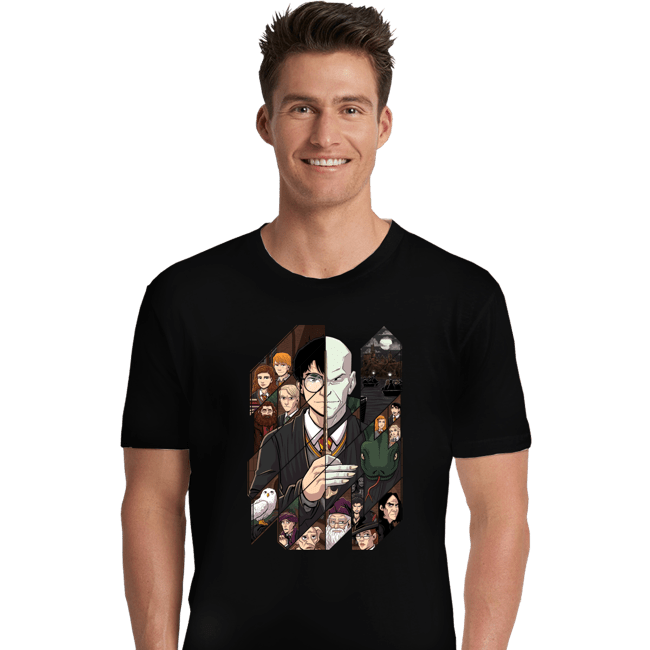 Shirts Premium Shirts, Unisex / Small / Black Potter Tiles