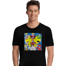 Load image into Gallery viewer, Daily_Deal_Shirts Premium Shirts, Unisex / Small / Black The Anime Heart Of A 90s Kid
