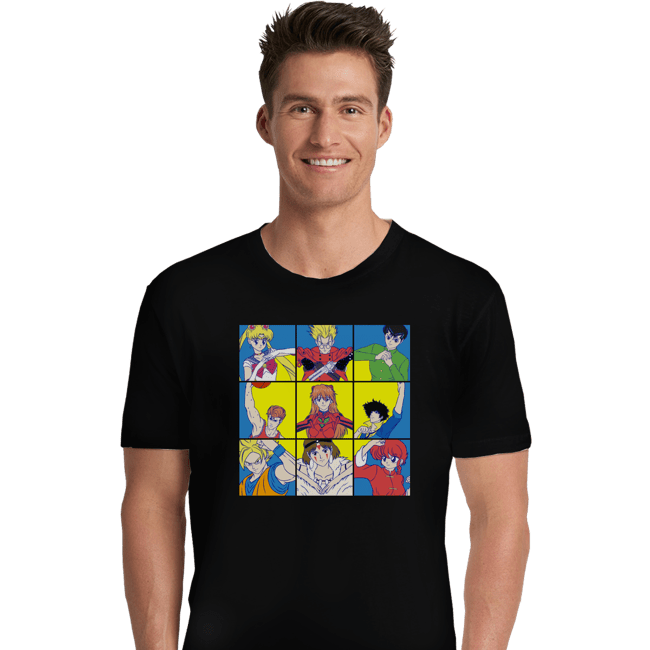 Daily_Deal_Shirts Premium Shirts, Unisex / Small / Black The Anime Heart Of A 90s Kid
