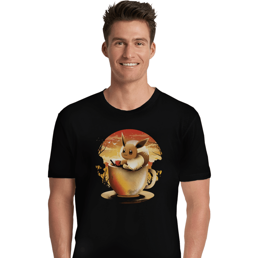 Shirts Premium Shirts, Unisex / Small / Black Eevee Tea