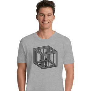 Shirts Premium Shirts, Unisex / Small / Sports Grey Escher's Jail