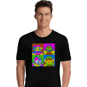 Shirts Premium Shirts, Unisex / Small / Black Pop NES