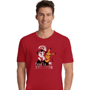 Shirts Premium Shirts, Unisex / Small / Red Viva La Evolucion