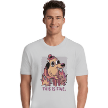 Load image into Gallery viewer, Shirts Premium Shirts, Unisex / Small / White This Is Fine
