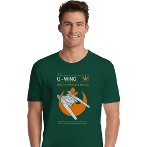 Secret_Shirts Premium Shirts, Unisex / Small / Forest U-Wing Manual