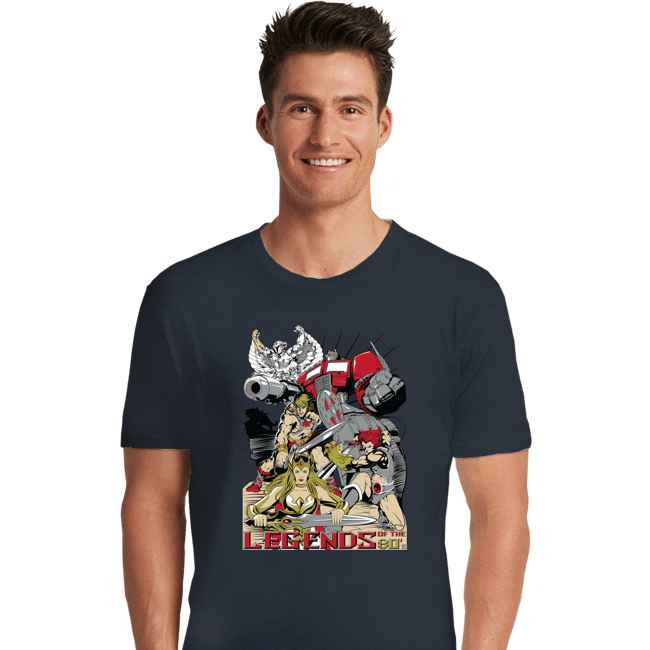 Secret_Shirts Premium Shirts, Unisex / Small / Dark Heather Legends Of The 80s