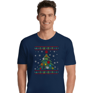 Shirts Premium Shirts, Unisex / Small / Navy Ugly RPG Christmas Shirt