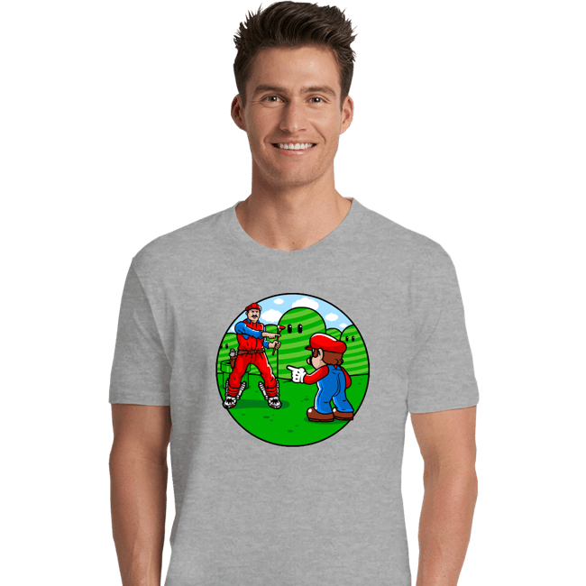 Secret_Shirts Premium Shirts, Unisex / Small / Sports Grey Two Marios