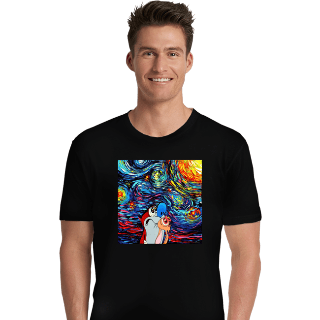 Secret_Shirts Premium Shirts, Unisex / Small / Black Van Gogh Never Experienced Space Madness!