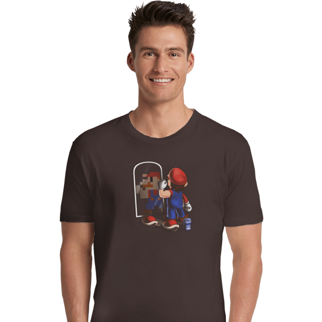 Shirts Premium Shirts, Unisex / Small / Dark Chocolate Get In Shape