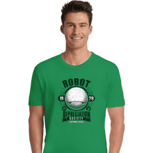 Load image into Gallery viewer, Shirts Premium Shirts, Unisex / Small / Irish Green Robot Depreciation Society
