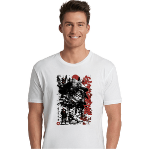 Daily_Deal_Shirts Premium Shirts, Unisex / Small / White Trooper Samurai