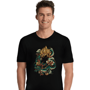 Shirts Premium Shirts, Unisex / Small / Black Colorful Dragon