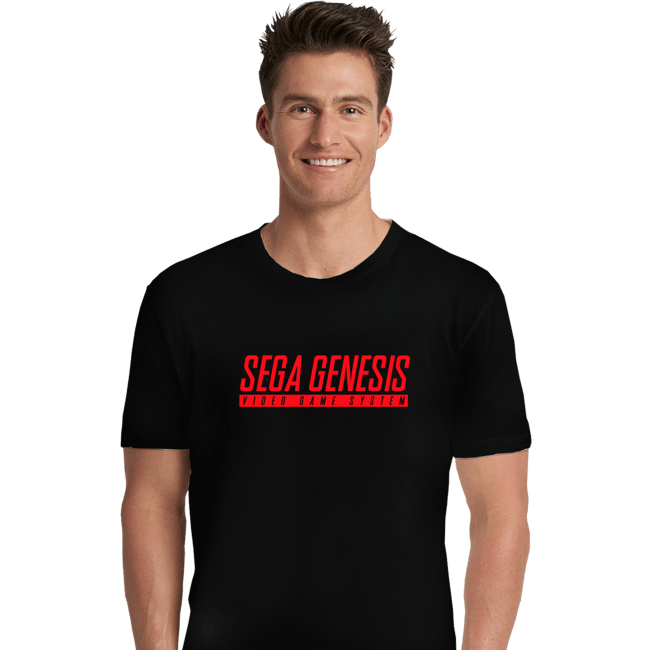 Shirts Premium Shirts, Unisex / Small / Black SNES