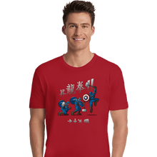 Load image into Gallery viewer, Secret_Shirts Premium Shirts, Unisex / Small / Red Captain Shoryuken!
