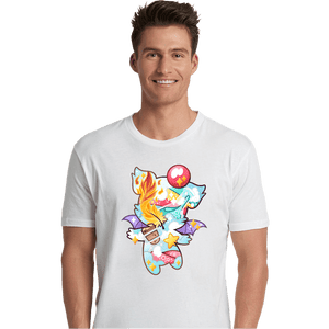 Shirts Premium Shirts, Unisex / Small / White Magical Silhouettes - Moogle
