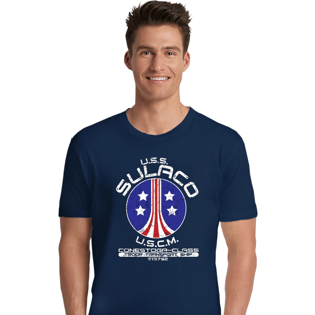 Daily_Deal_Shirts Premium Shirts, Unisex / Small / Navy USS Sulaco