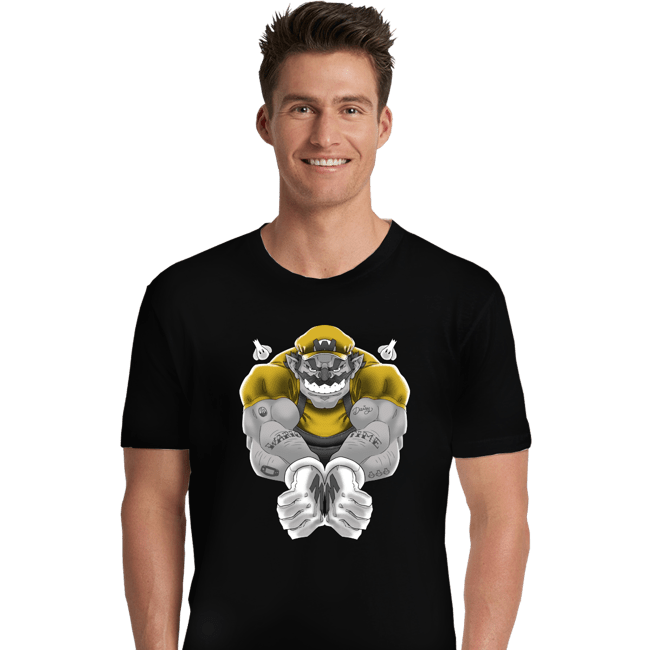 Daily_Deal_Shirts Premium Shirts, Unisex / Small / Black Wario Time