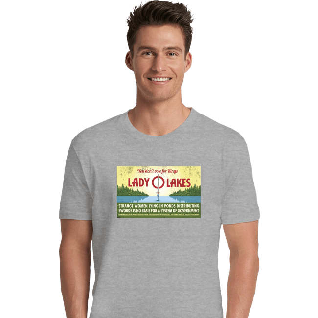 Daily_Deal_Shirts Premium Shirts, Unisex / Small / Sports Grey Lady O Lakes Butter