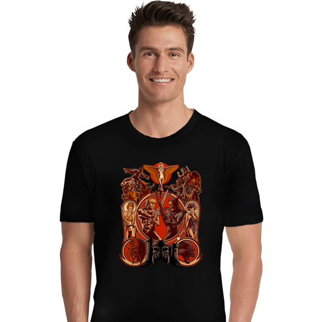 Shirts Premium Shirts, Unisex / Small / Black Battle Of Grayskull