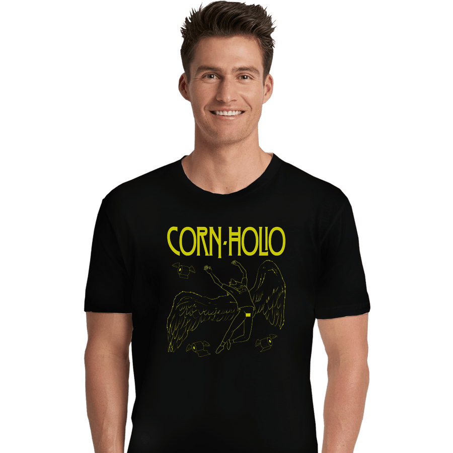 Shirts Premium Shirts, Unisex / Small / Black Corn Holio