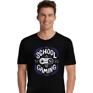 Shirts Premium Shirts, Unisex / Small / Black SNES Gaming Club
