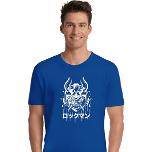 Shirts Premium Shirts, Unisex / Small / Royal Blue Blue Bomber Oni