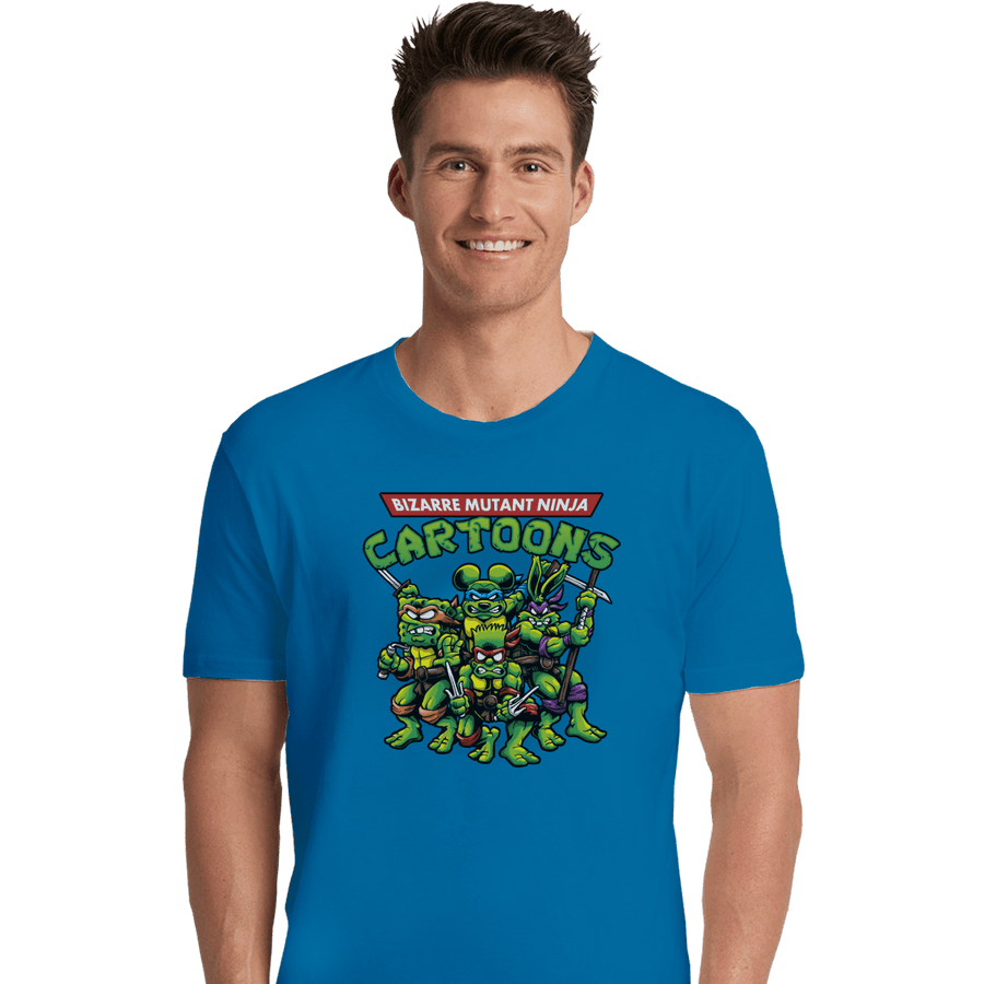 Shirts Premium Shirts, Unisex / Small / Sapphire Ninja Cartoons