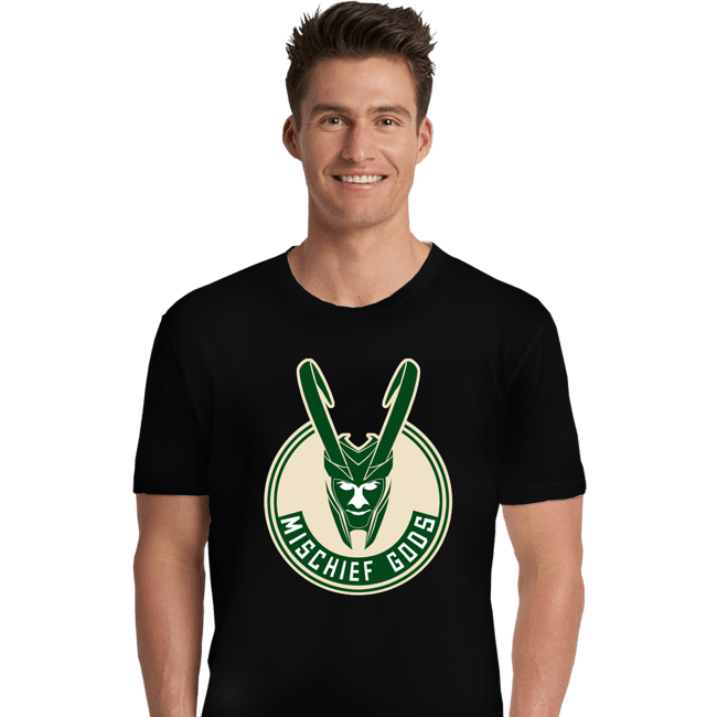 Shirts Premium Shirts, Unisex / Small / Black Mischief Gods