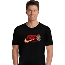 Load image into Gallery viewer, Shirts Premium Shirts, Unisex / Small / Black Yoga Flame
