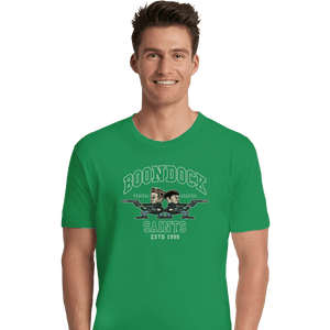 Shirts Premium Shirts, Unisex / Small / Irish Green Fighting Saints