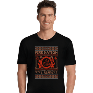 Shirts Premium Shirts, Unisex / Small / Black Fire Nation Ugly Sweater