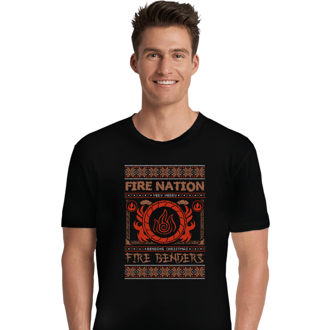 Shirts Premium Shirts, Unisex / Small / Black Fire Nation Ugly Sweater