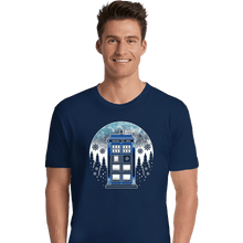 Load image into Gallery viewer, Secret_Shirts Premium Shirts, Unisex / Small / Navy Time And Space And Snow
