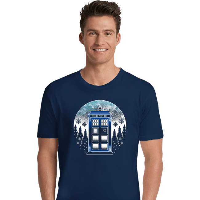 Secret_Shirts Premium Shirts, Unisex / Small / Navy Time And Space And Snow