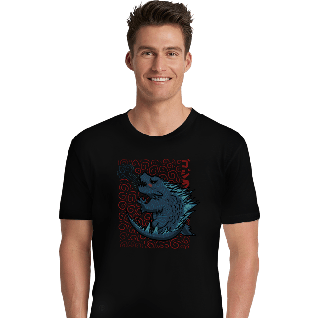 Shirts Premium Shirts, Unisex / Small / Black Tiny Kaiju