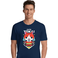 Load image into Gallery viewer, Shirts Premium Shirts, Unisex / Small / Navy Cute Yokai
