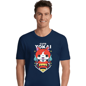 Shirts Premium Shirts, Unisex / Small / Navy Cute Yokai