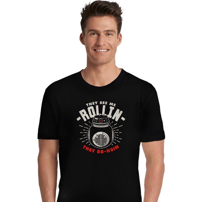 Shirts Premium Shirts, Unisex / Small / Black They See Me Rollin